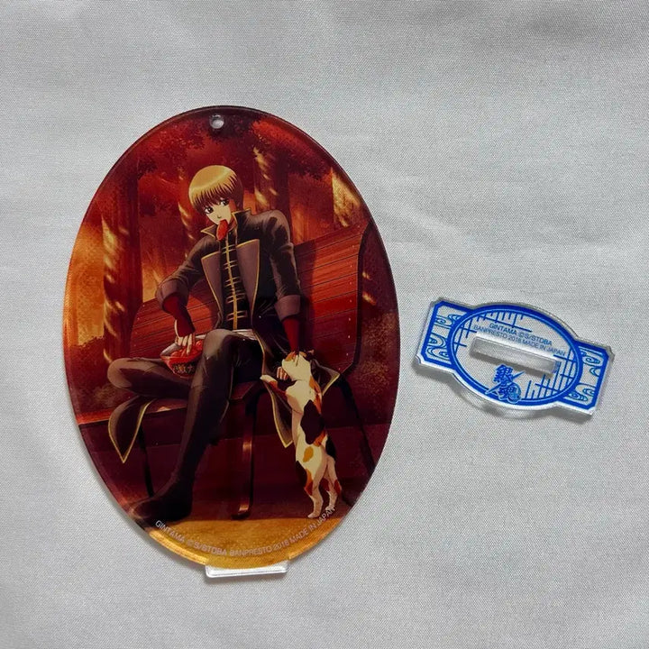 [BUNJANG] Gintama Okita Sougo Bench Acrylic Stand / 은혼 벤치 아크릴 오키타소고