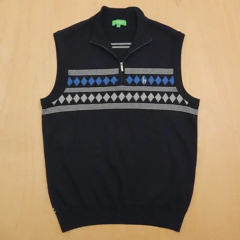 [BUNJANG] Hazzys Vest 100 H-3542 / 헤지스 반집업 조끼 100 H-3542