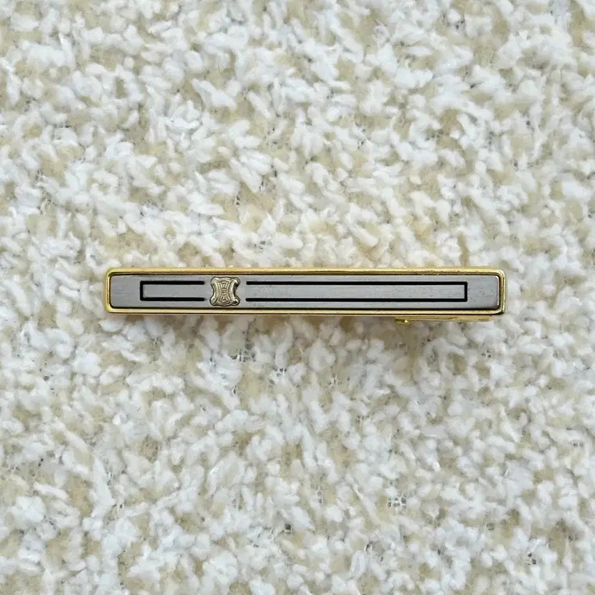 [BUNJANG] Celine Gold Cufflinks and Tie Pin Set / 셀린느 금장 커프스 + 넥타이핀 세트