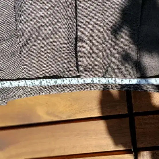 [BUNJANG] JW Gray Wide Tucked Pants / [JW]그레이 핀턱 와이드 팬츠 37