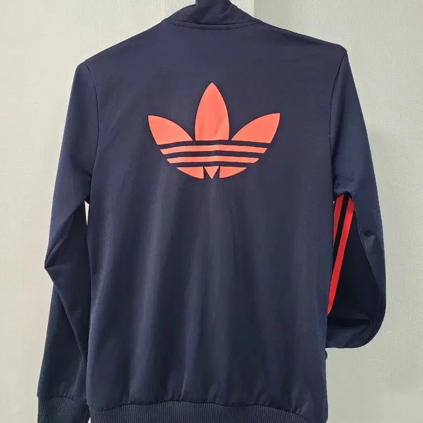 [BUNJANG] Adidas Track Top Navy/Hot Pink / 아디다스 삼선 트랙탑 네이비/핫핑크