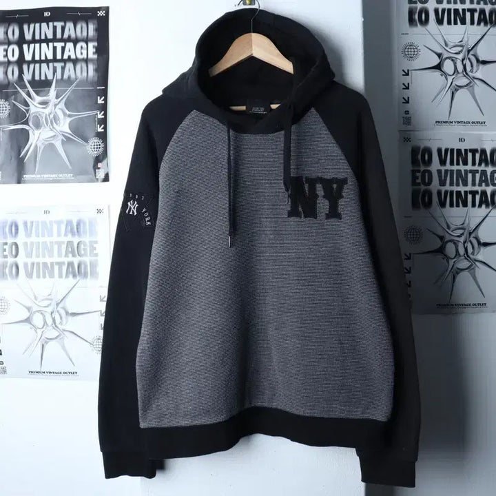 [BUNJANG] MLB New York Yankees Hoodie Black / (2XL) MLB 엠엘비 후드티셔츠 빅사이즈 뉴욕양키즈 블랙-178A5