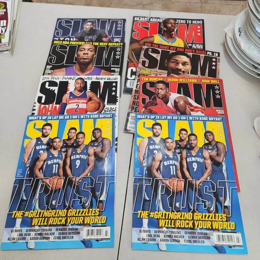 [BUNJANG] SLAM Magazine (USA) Bundle Set / USA 슬램SLAM 잡지 8개에13000원