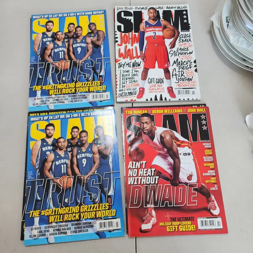 [BUNJANG] SLAM Magazine (USA) Bundle Set / USA 슬램SLAM 잡지 8개에13000원