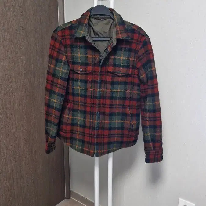 [BUNJANG] ASPESI Wool Check Shirt Jacket / ASPESI아스페시(M/여90)울체크셔츠쟈켓