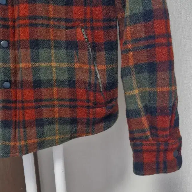 [BUNJANG] ASPESI Wool Check Shirt Jacket / ASPESI아스페시(M/여90)울체크셔츠쟈켓