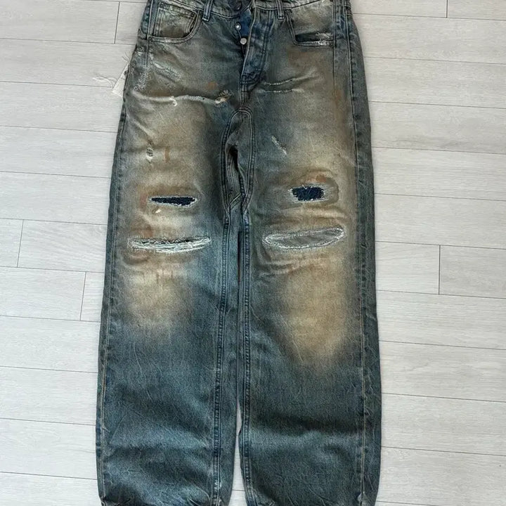 [BUNJANG] Noface Studio Italy Workers Repair Cut Pants / 노페이스스튜디오 Italy Workers Repair Cut (M)
