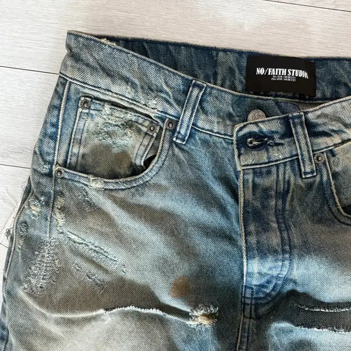 [BUNJANG] Noface Studio Italy Workers Repair Cut Pants / 노페이스스튜디오 Italy Workers Repair Cut (M)