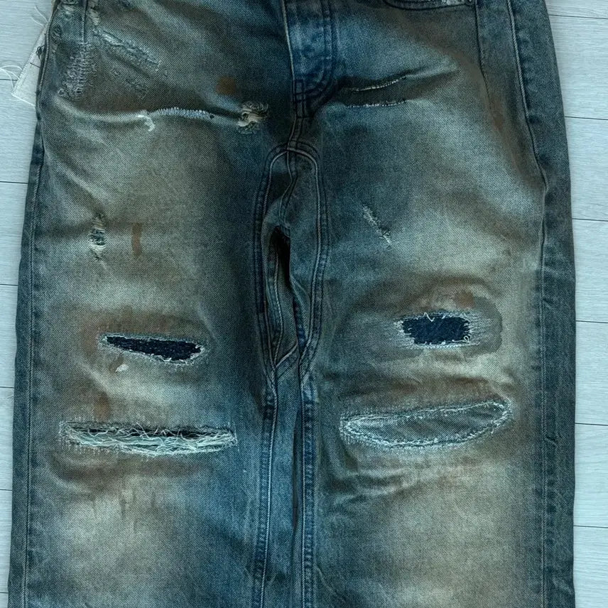[BUNJANG] Noface Studio Italy Workers Repair Cut Pants / 노페이스스튜디오 Italy Workers Repair Cut (M)