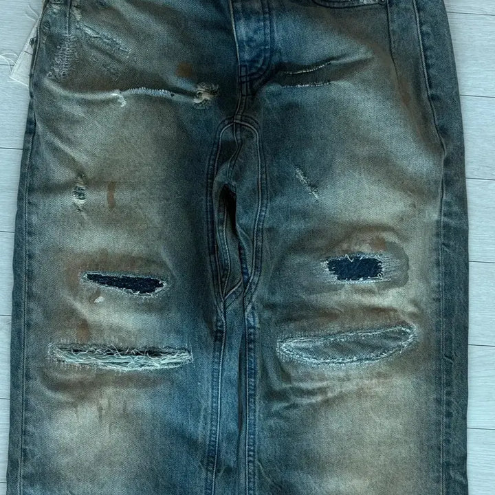 [BUNJANG] Noface Studio Italy Workers Repair Cut Pants / 노페이스스튜디오 Italy Workers Repair Cut (M)