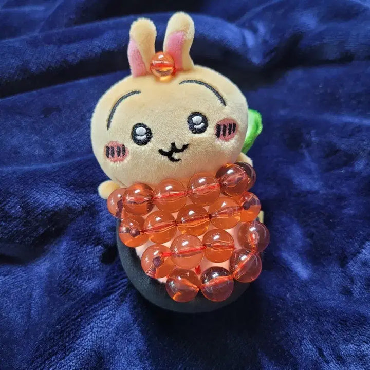 [BUNJANG] Ikura Usagi Salmon Roe Sushi Rabbit Plush Doll / 이쿠라 우사기 인형/ 연어알초밥 우사기