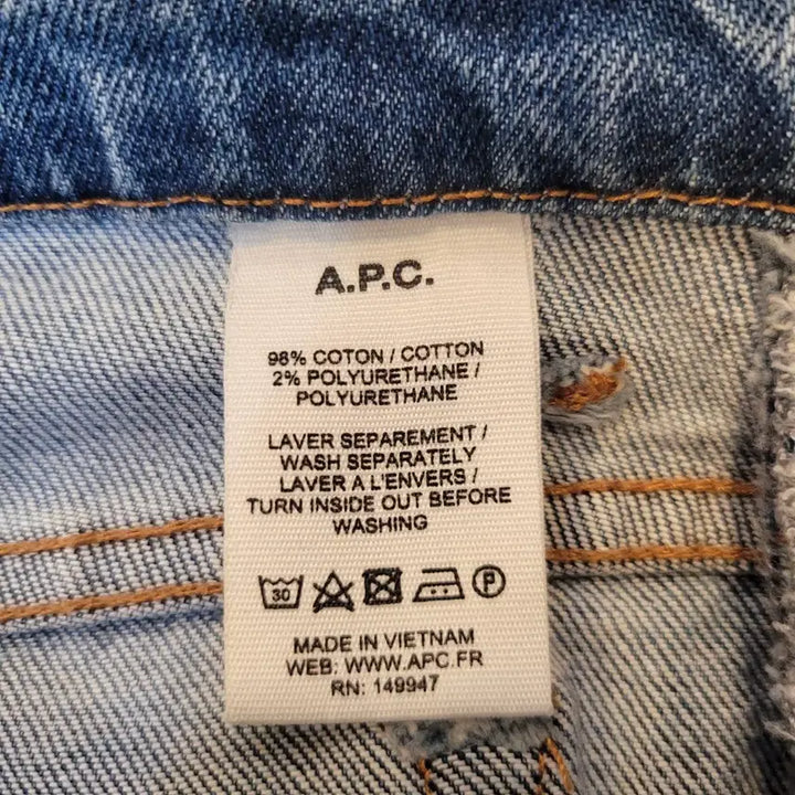 [BUNJANG] A.P.C. Petit New Standard Denim Jeans / A.P.C. 아페쎄 쁘띠 뉴 스텐다드