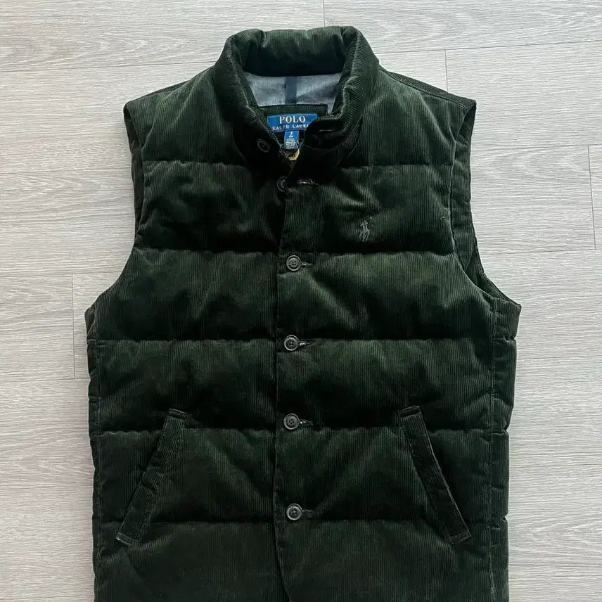 [BUNJANG] Polo Ralph Lauren Winton Corduroy Down Vest / (백화점구매,새상품) 폴로 랄프로렌 윈턴 코듀로이 다운 패딩 조끼 베스트