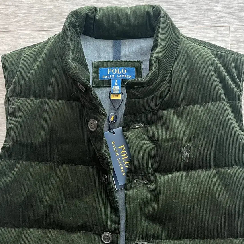 [BUNJANG] Polo Ralph Lauren Winton Corduroy Down Vest / (백화점구매,새상품) 폴로 랄프로렌 윈턴 코듀로이 다운 패딩 조끼 베스트