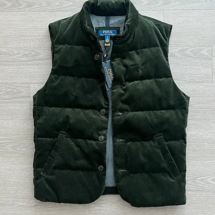 [BUNJANG] Polo Ralph Lauren Winton Corduroy Down Vest / (백화점구매,새상품) 폴로 랄프로렌 윈턴 코듀로이 다운 패딩 조끼 베스트