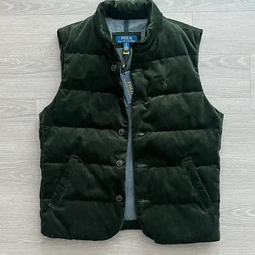 [BUNJANG] Polo Ralph Lauren Winton Corduroy Down Vest / (백화점구매,새상품) 폴로 랄프로렌 윈턴 코듀로이 다운 패딩 조끼 베스트
