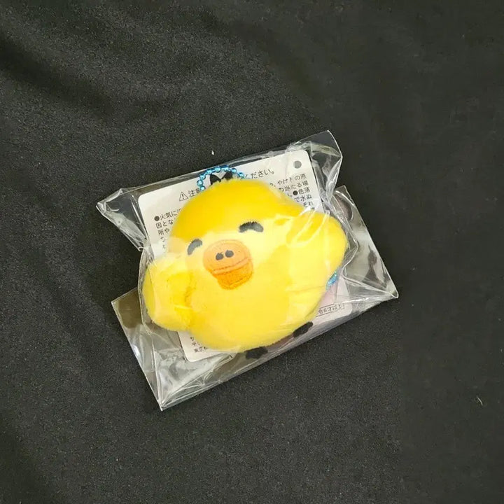 [BUNJANG] Rilakkuma Kiiroitori Badge Mascot Keyring / 리락쿠마 유루유루 포카포카 키이로이토리 뱃지 키링 마스코트