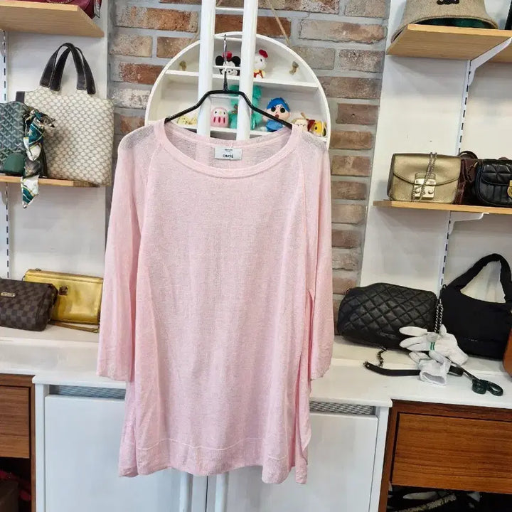 [BUNJANG] OBZEE Pink Thin Summer Top / OBZEE 핑크색 얇은 여름 상의90 /95가능<오브제>한섬