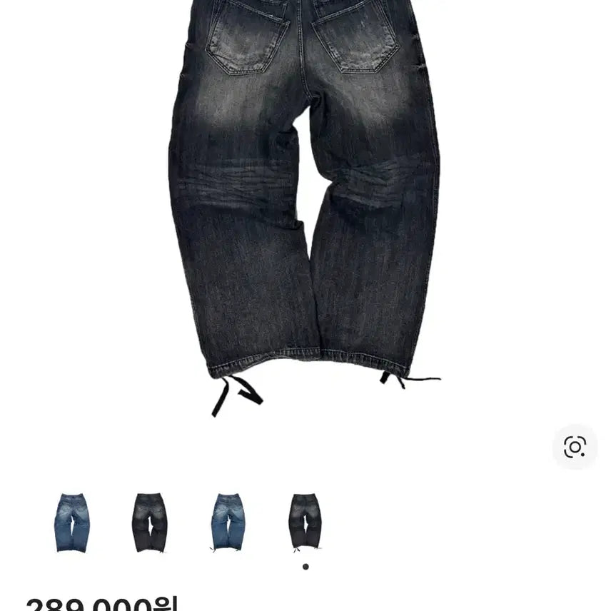 [BUNJANG] Nonode Japanese Denim Black Jeans / [2] 논노드 더블포켓 재패니즈 데님 흑청