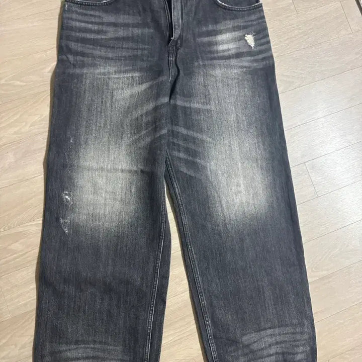 [BUNJANG] Nonode Japanese Denim Black Jeans / [2] 논노드 더블포켓 재패니즈 데님 흑청