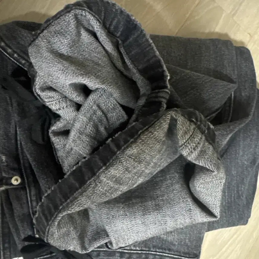 [BUNJANG] Nonode Japanese Denim Black Jeans / [2] 논노드 더블포켓 재패니즈 데님 흑청