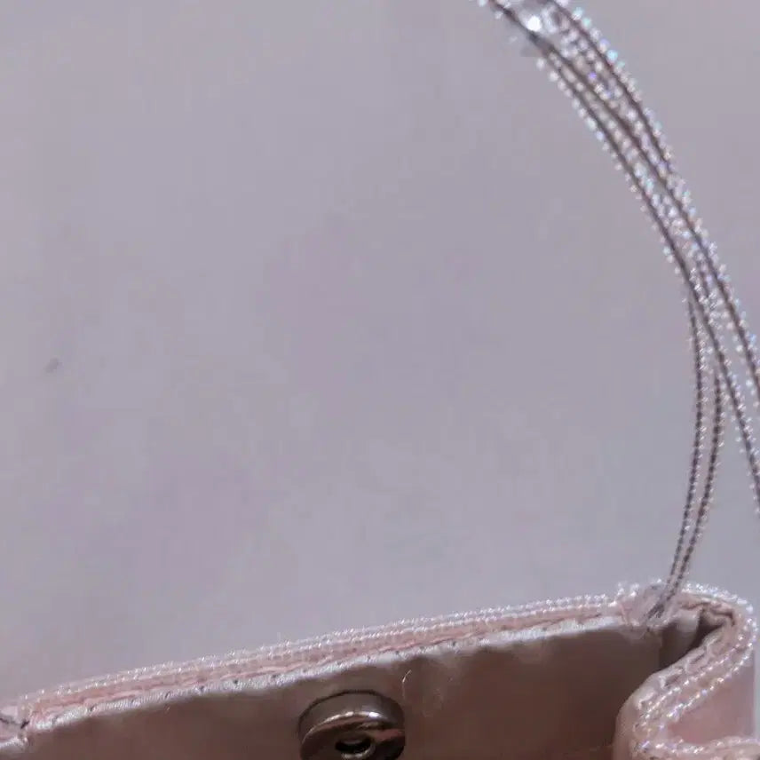 [BUNJANG] Beaded Silk Tote Bag / 비즈 실크토트백