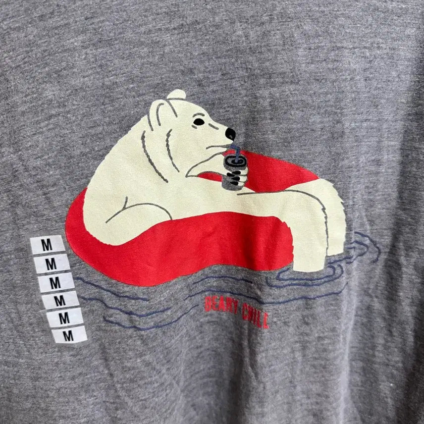[BUNJANG] The North Face Graphic T-shirt Gray M / 노스페이스 그래픽 티셔츠 그레이 M