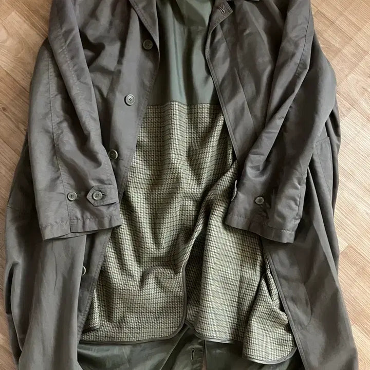 [BUNJANG] JPN Trench Coat Khaki XL / jpn 트렌치 코트 카키 xl