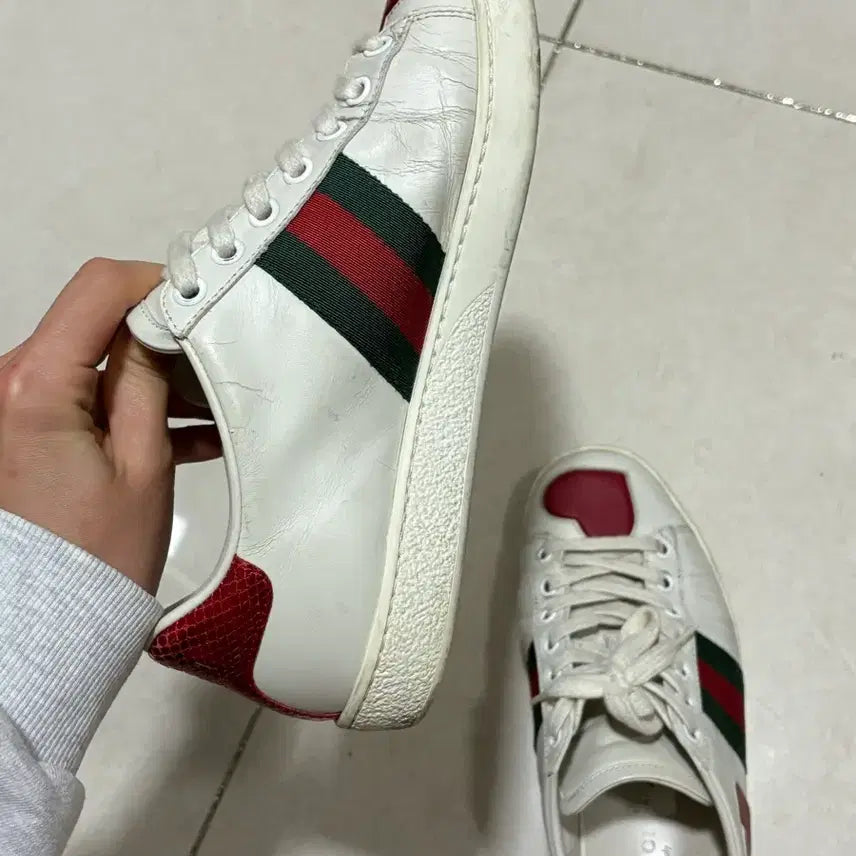 [BUNJANG] Gucci Heart Sneakers - Size 35 / [급처] 구찌 하트 스니커즈 35사이즈