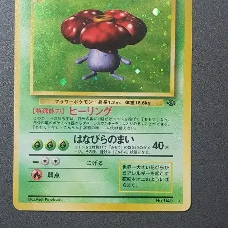 [SOLD OUT] 1996년 포켓몬 카드 일본판 라플레시아 홀로 카드 (수집용)