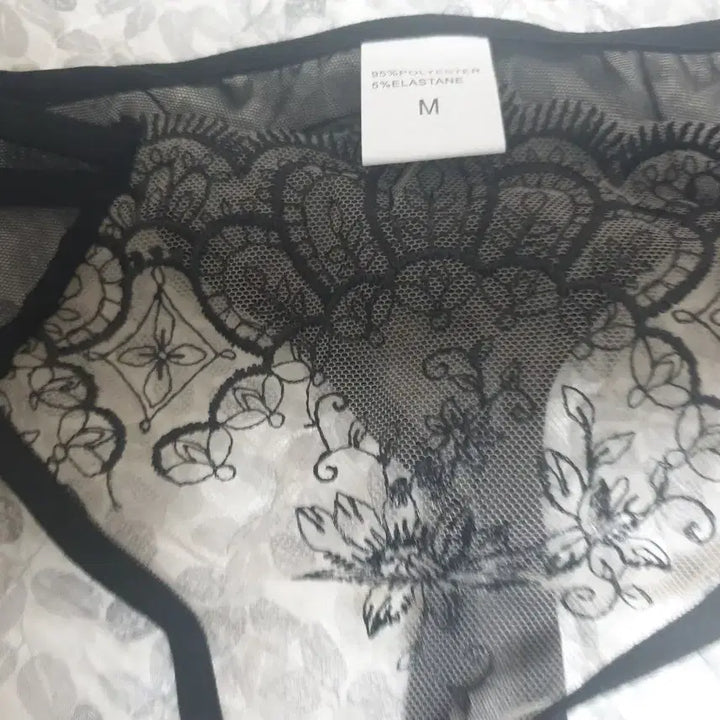 [BUNJANG] Black Lace Bra Set M Size / 블랙 레이스 브라 세트 M 사이즈