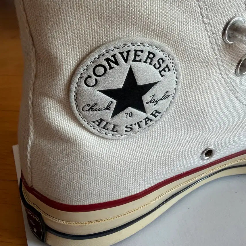 [BUNJANG] Converse Chuck Taylor 70s Ivory High Top Sneakers / 컨버스 척테일러 70s 아이보리 하이 245