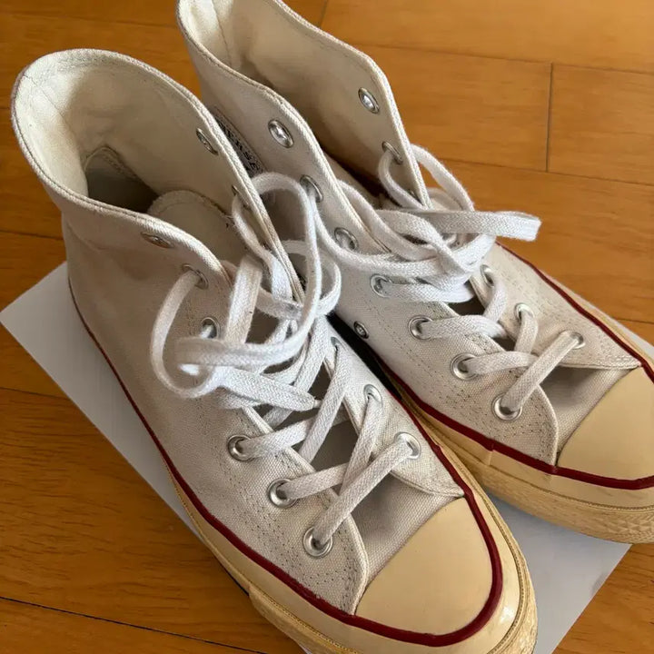 [BUNJANG] Converse Chuck Taylor 70s Ivory High Top Sneakers / 컨버스 척테일러 70s 아이보리 하이 245