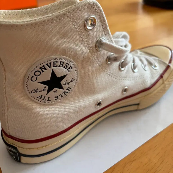[BUNJANG] Converse Chuck Taylor 70s Ivory High Top Sneakers / 컨버스 척테일러 70s 아이보리 하이 245