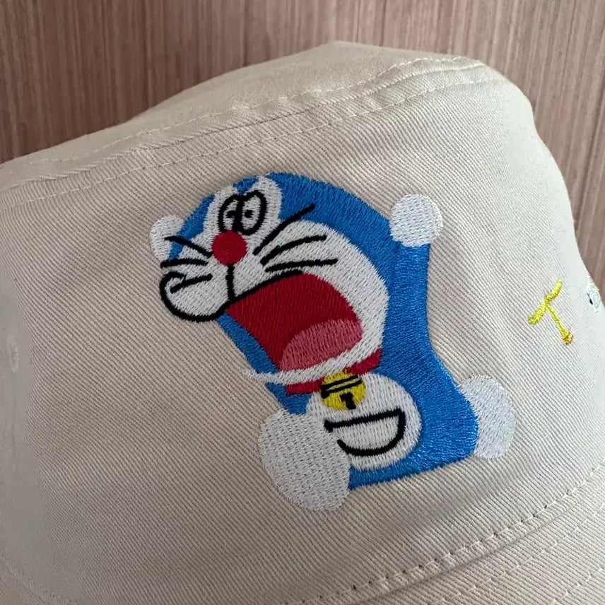 [BUNJANG] Doraemon Embroidered Bucket Hat / 도라에몽 자수 벙거지 모자 F
