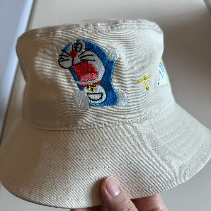 [BUNJANG] Doraemon Embroidered Bucket Hat / 도라에몽 자수 벙거지 모자 F