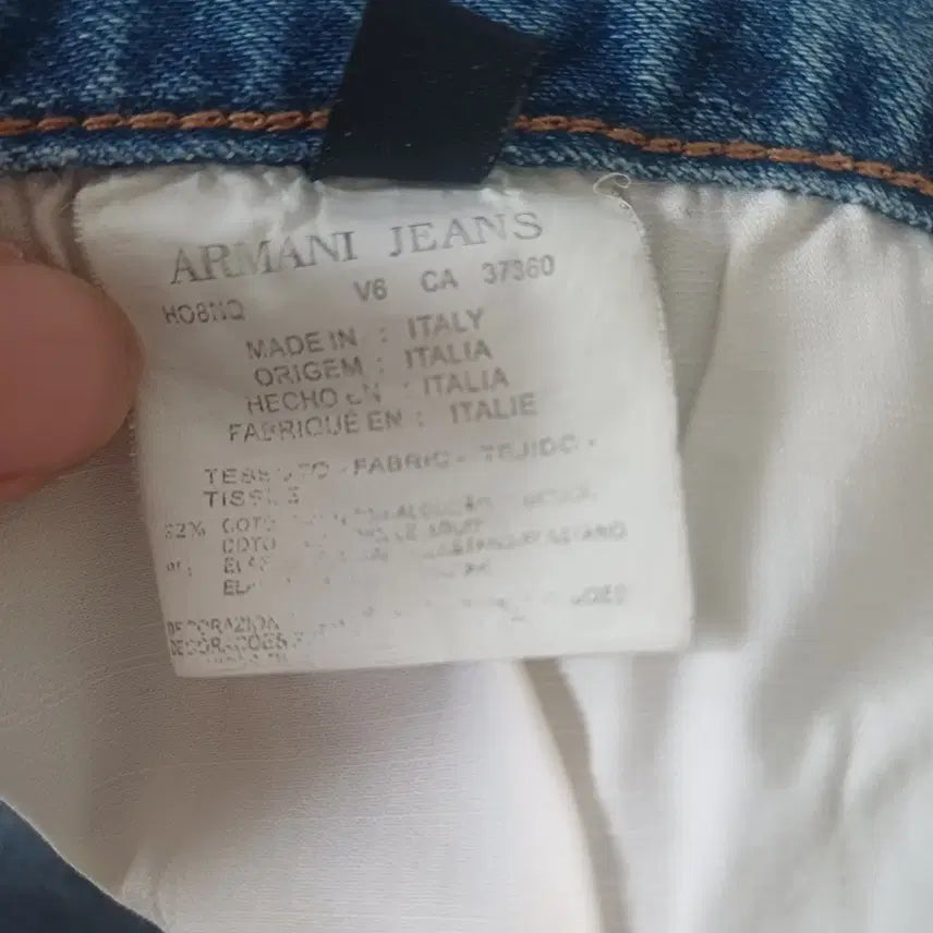 [BUNJANG] Armani Jeans Vintage Eagle Logo Denim Jeans (32) / [Made in Italy]아르마니 진스 빈티지 이글 로고 데님(32)