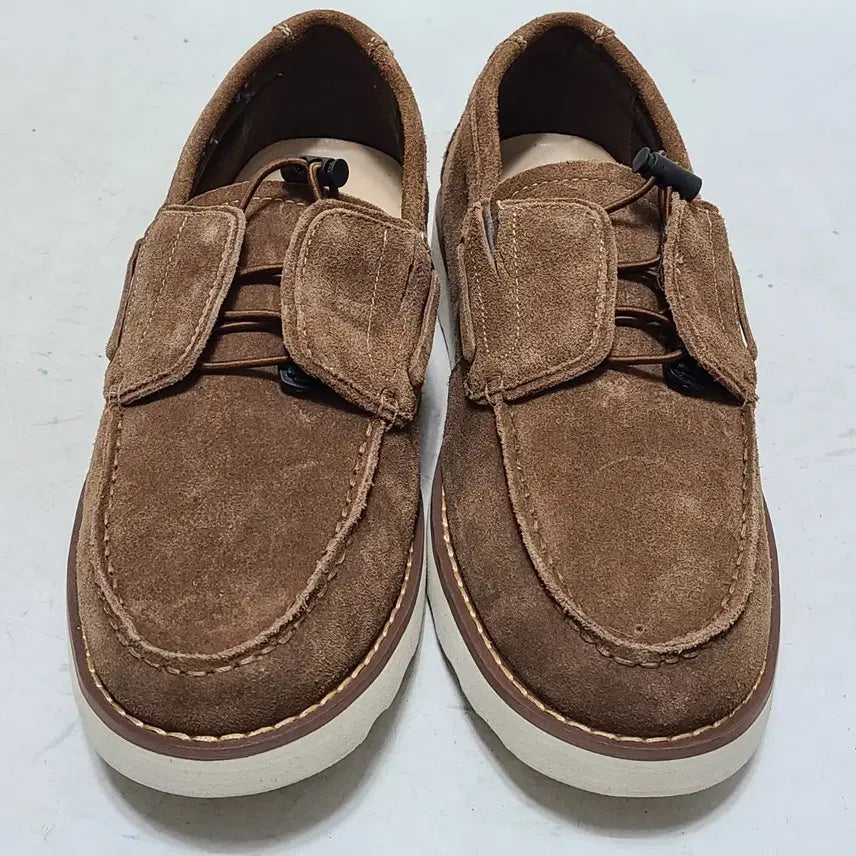 [BUNJANG] Spao Leather Casual Shoes Brown Suede Size 280 / 280/ 슈펜 가죽 캐쥬얼화 미착용품