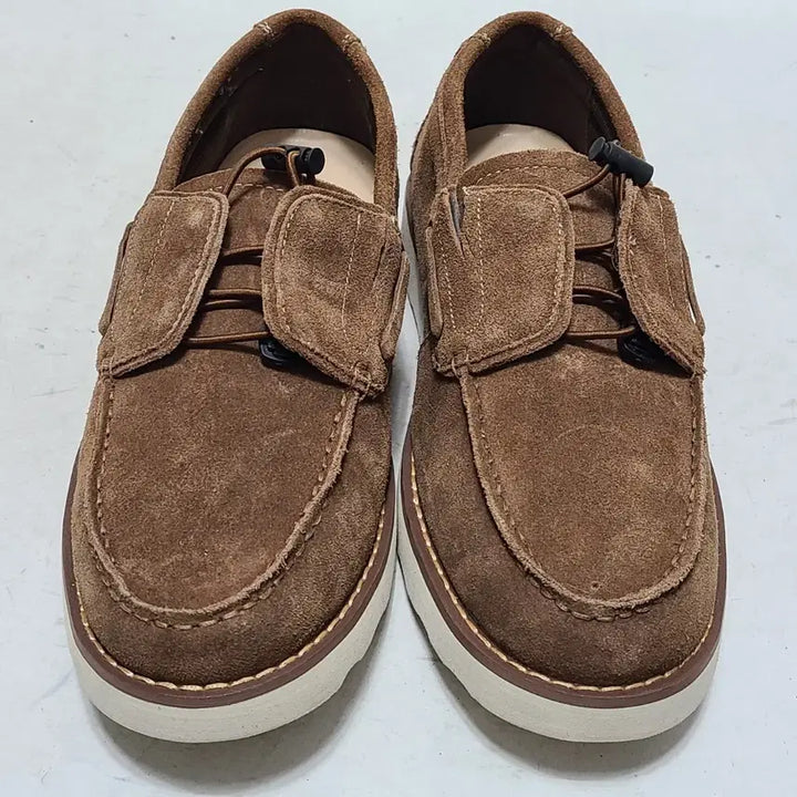 [BUNJANG] Spao Leather Casual Shoes Brown Suede Size 280 / 280/ 슈펜 가죽 캐쥬얼화 미착용품