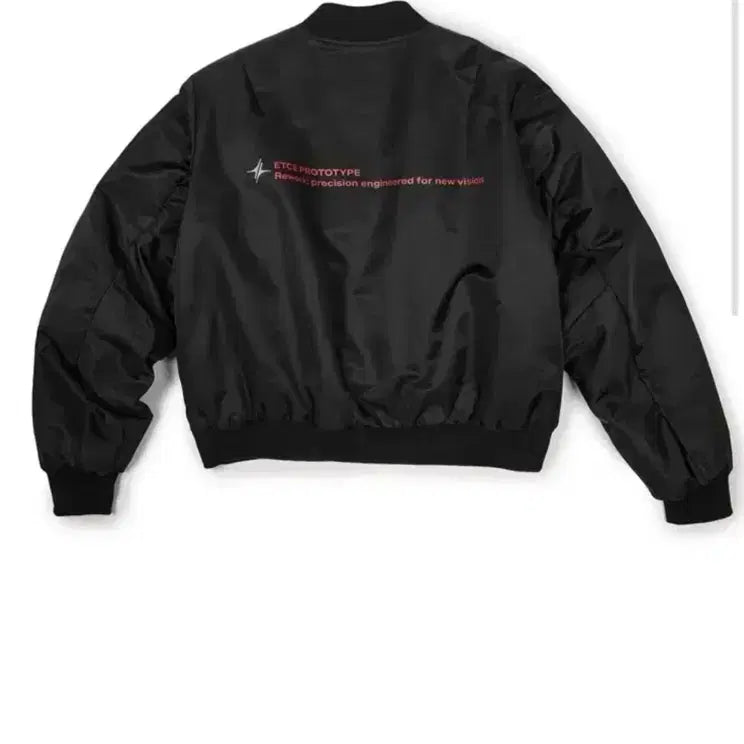 [BUNJANG] ETCE Team Prototype Bomber Jacket / ETCE 팀 지퍼 봄버 블랙 자켓 L