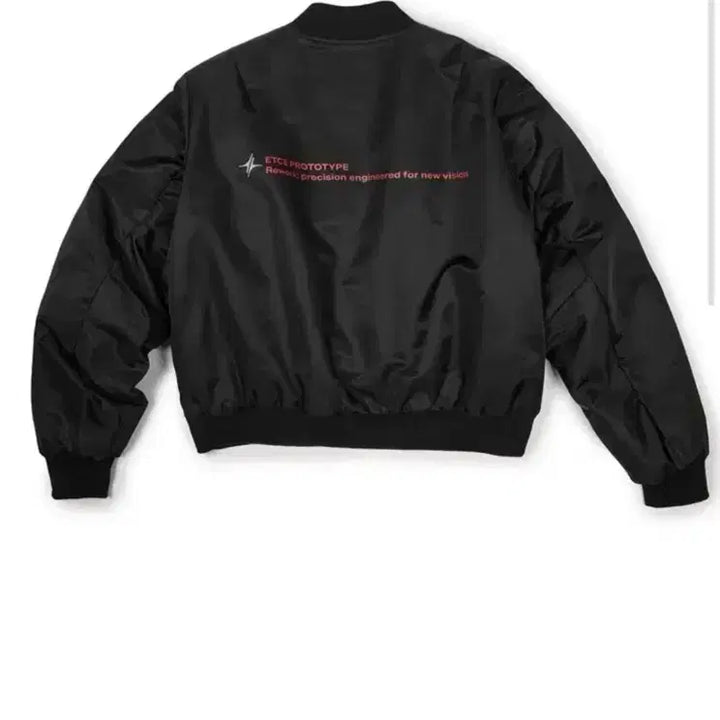 [BUNJANG] ETCE Team Prototype Bomber Jacket / ETCE 팀 지퍼 봄버 블랙 자켓 L