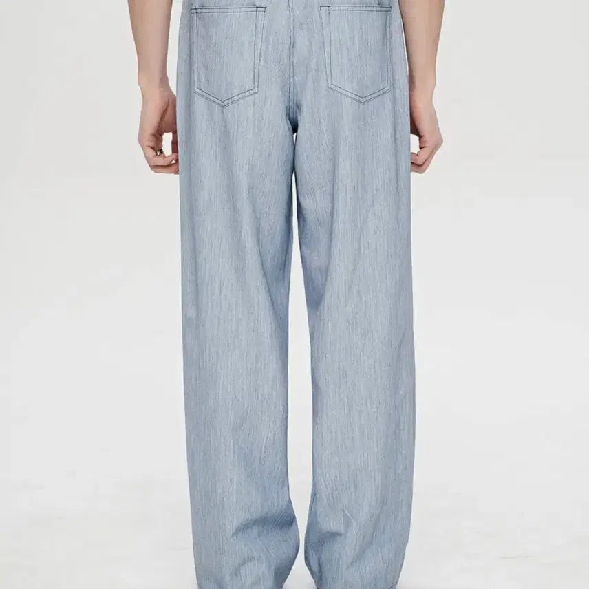 [BUNJANG] Martin Plan Vertical Slap Pants - Blue 46 / [새상품] 마틴플랜 Vertical Slap Pants - BLUE 46