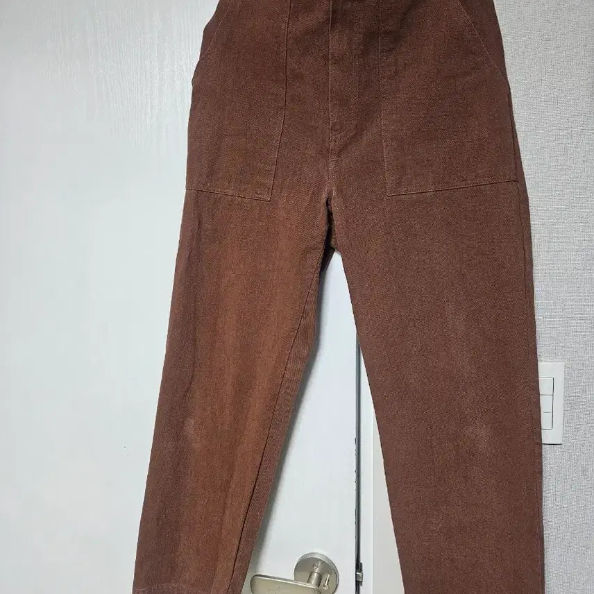 [BUNJANG] Yulhane Brown Color Pants / 율하네  율하맘  칼라팬츠 브라운색상 160이상 사이즈