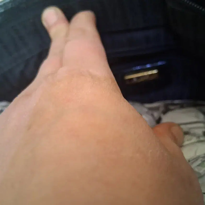 [BUNJANG] Black Leather Tote Bag Shoulder Bag / 블랙 가죽레더 토트백 숄더백