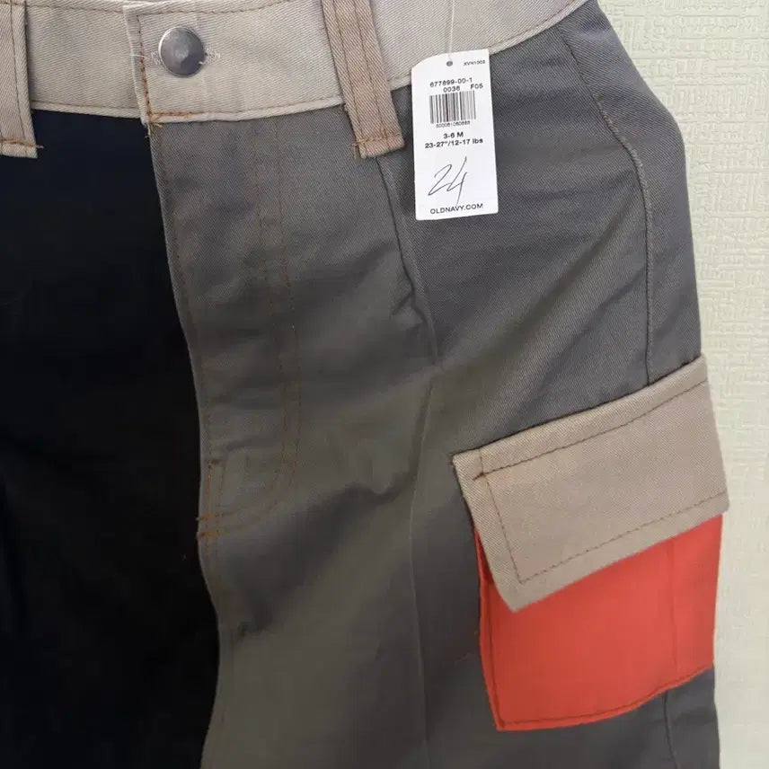 [BUNJANG] 칼하트 커스텀 컬러블록 포켓 미니스커트 / 칼하트 커스텀 컬러블록 포켓 미니스커트