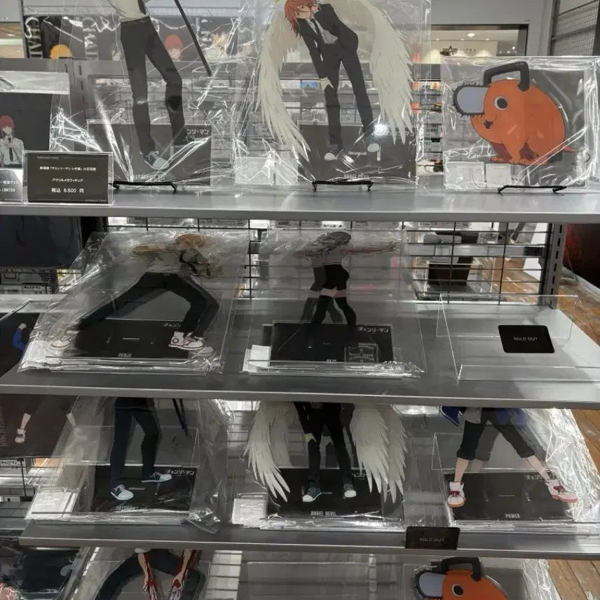 [BUNJANG] Chainsaw Man Pochita Acrylic Mega Figure Stand / 체인소맨 포치타 아크릴 메가 피규어 스탠드