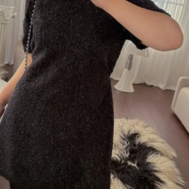 [BUNJANG] Evelyn Plus Size Mini Puff Dress / 빅사이즈 이블렛 미니 퍼프 원피스
