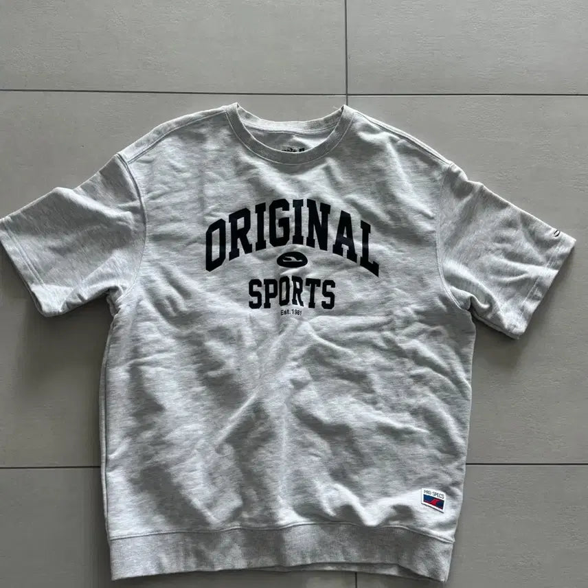 [BUNJANG] Prospecs Short Sleeve Sweatshirt (Size 105) / 프로스펙스_반팔 스웨트셔츠_105사이즈