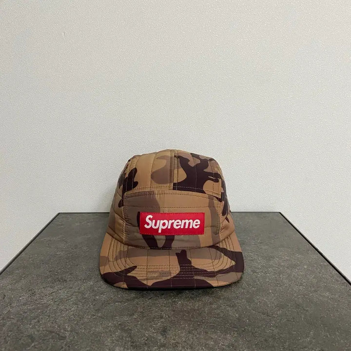 [BUNJANG] Supreme Box Logo Camp Cap Hat Camo Tan Brown / (OS) 슈프림 박스로고 캠프캡 모자 카모 탄 브라운