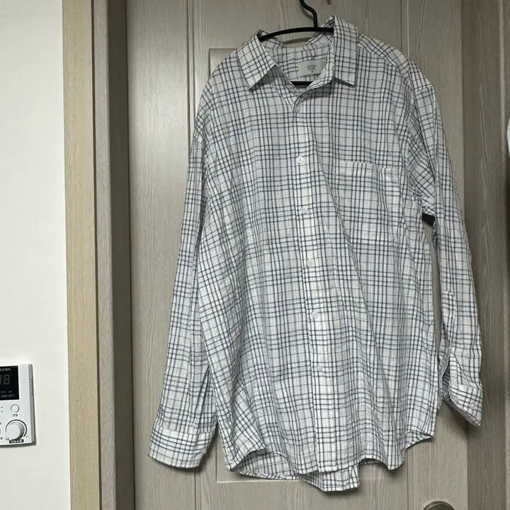 [BUNJANG] Unbranded Blue Check Long Sleeve Shirt M / 블루체크긴팔셔츠M 무배